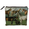 Victorian Lithograph Horse Small Pouch