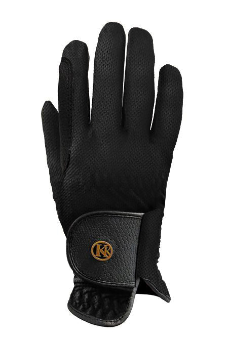 Kunkle Equestrian Gloves - Black Mesh